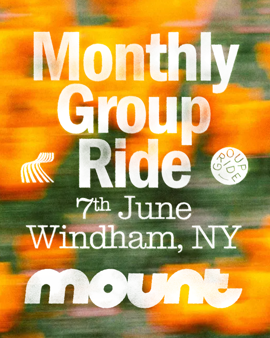 Mount Poster advertising Ride Details on Strava